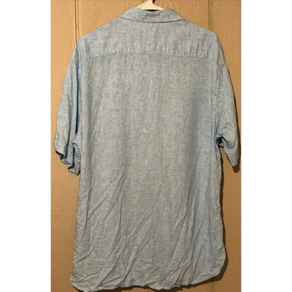Charleston Threads Mens Button Up Large Great Blue Color‎